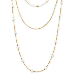 Kendra Scott Scarlet Gold Multi Strand Necklace in Mother of Pearl